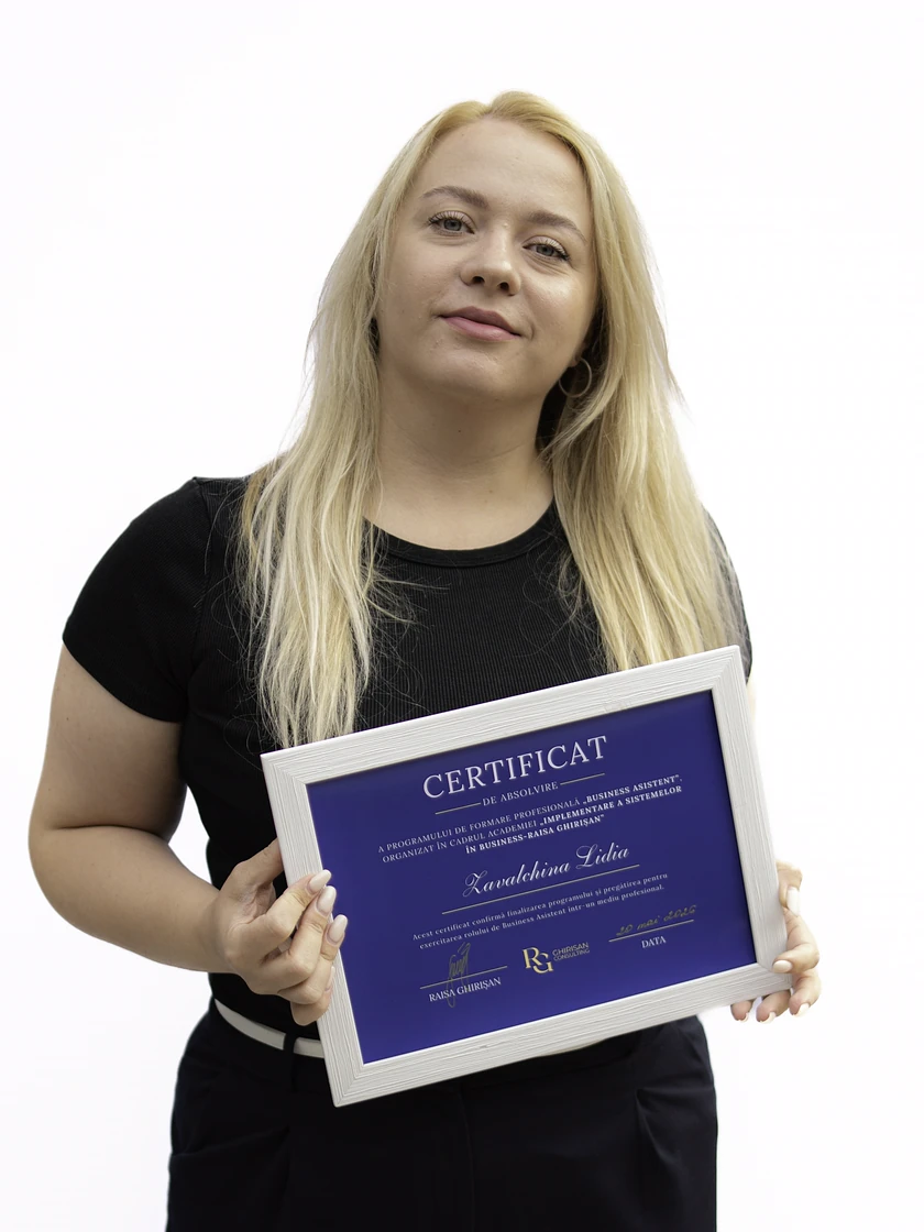 Lidia Z., absolventă Business Asistent Director